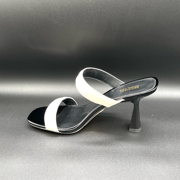 Michael Kors Clara Two-Tone Patent Multi Color Leather Sandal Women Size 7.5 NWB - Picture 6 of 10